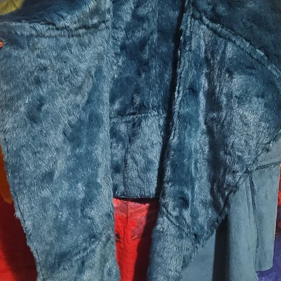 Open front faux fur vest - Picture 4 of 8
